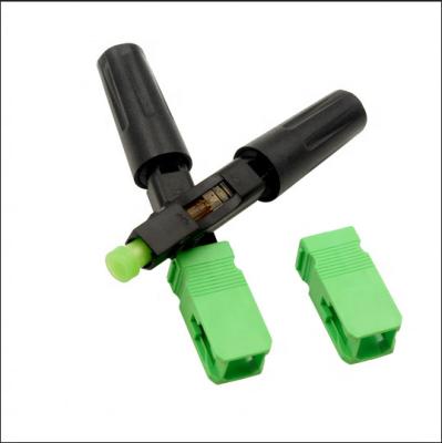 China 0.9mm SC Mechanical Fiber Optic Fast Connector HS Code 8536700000 for sale
