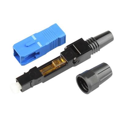 China FTTH Field Mountable Fiber Optic Fast Connectors Type D 3.0X2.0mm Drop Cable for sale