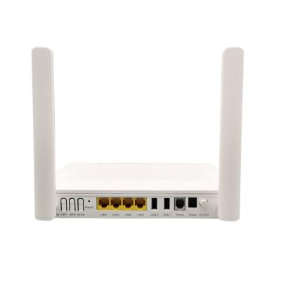 中国 HK668 AC FTTH GPON ONU Wifi Router 2.4G 5G 4GE 1POTS IGMP Snooping Protocol 販売のため