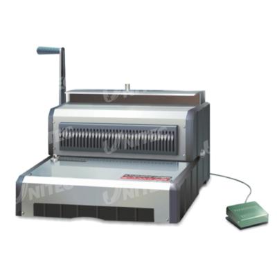 China CE Electric Wire Binder Machine 297mm Binding Width For Calendar / Documents WB-2410E for sale