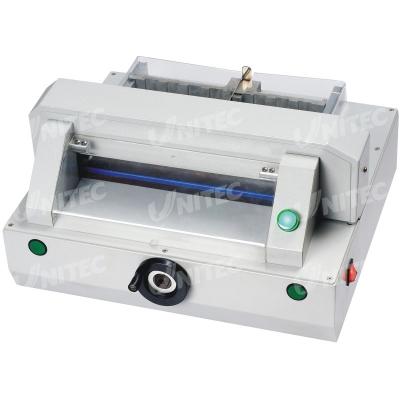 China Compact Automatic Table Top Paper Cutting Machine 320mm Table Depth HD-QZ320 for sale