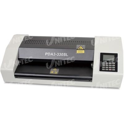 China 1.5m / min Office Metal Pouch Lamination Machine 330mm Laminating Width PDA3-330SL for sale