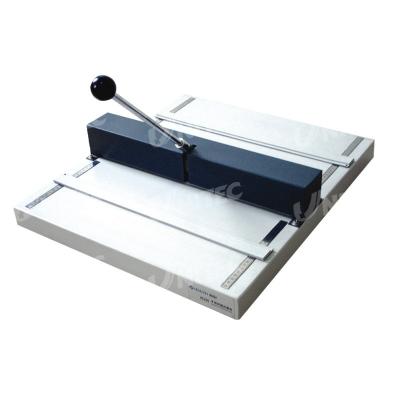 China maquinaria HC460 de la perforación de la máquina del papel manual de 330m m que arruga en venta