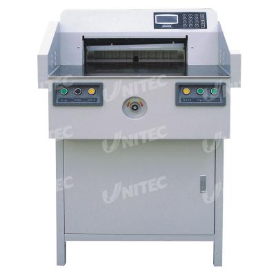 China BW-520V Computerized Paper Cutter 190.0Kgs With Power Backgauge for sale