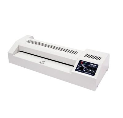 China Hot And Cold Lamination, Easy Operation, 4 Rollers Heating Lamp Pouch Laminator for sale