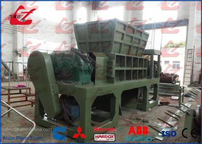 China Powerful Strong Two Shafts Scrap Metal Shredder Machine 2010 X 1250mm Shredder Room for sale