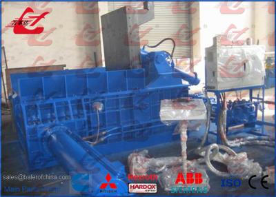 China Aluminum Brass Steel Baling Press Machine , PLC Control Scrap Metal Recycling Machine for sale