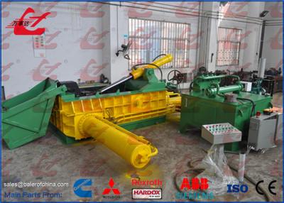 China 200 Ton Full Automatic Hydrauilc Metal Scrap Baling Machine With Feeding Hopper for sale