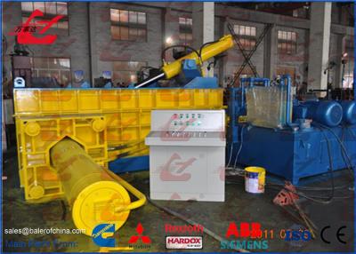 China Heavy Duty HMS Hydraulic Scrap Metal Compactor Recycling Baler Side Push Out for sale