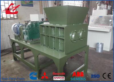 China Dust Free Industrial Waste Shredder , Scrap Metal Shredding Machine For Light Scrap Metal Tin Cans for sale