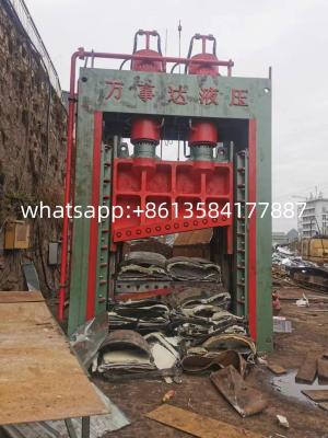 China Professional scrap metal Equipment Guillotine shear for metal recycling yard en venta