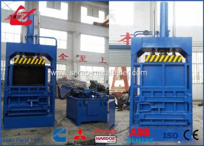 China 15kW Cardboard Compactor Baler Machine , Siemens Motor Waste Paper Press Machine for sale