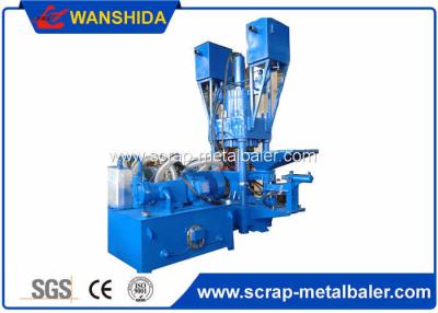 China 1800 - 2000kg / H Capacity Metal Briquetting Machines Vertical Structure WANSHIDA for sale