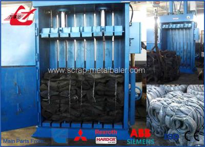 China Scrap Tire Baler Hydraulic Baling Machine , Vertical Baling Press Machine 2000Kgs for sale