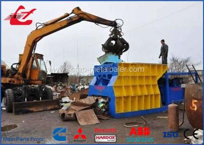 China Behälter-Art Altmetall-wiederverwertung-Maschine,Schrott-Schneider-Maschine für Metallstahl Schrott HMS 1&2 zu verkaufen