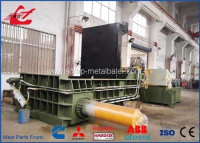 China Heavy Duty Copper Tubes Stainless Steel Pipes Scrap Metal Compactor Baling Press 74kW for sale
