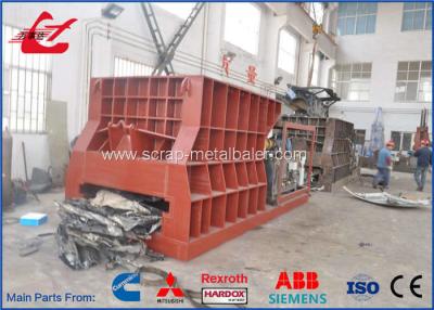 China Box Type Hydraulic Metal Scrap Shear Container Shearing Machine For Cutting Mixed Scrap 1400mm Blade Length for sale
