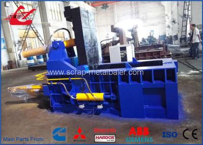 China 25MPa Metal Scrap Baling Press Machine , Scrap Metal Recycling Machine 250 × 250mm Bale Size for sale