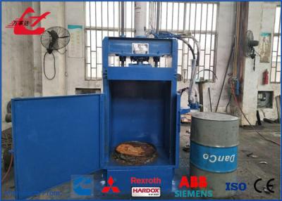 China Large Output Waste Oil Steel Drum Crusher Box Press Compactor Machine 25 Ton Press Force High Stable Performance for sale