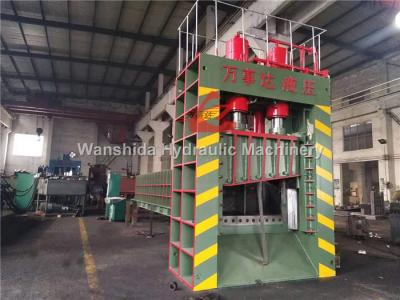 China WANSHIDA 800 Ton Hydraulic Guillotine Scrap Metal Shear Gantry Shear shearing machine for sale
