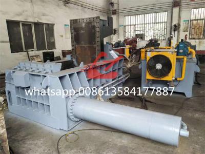 China WANSHIDA Hydraulic Scrap Metal Tyre Wire Steel Baling Press Compactor Baler Machine For Sale for sale