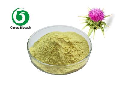 China 65666-07-1 Silymarin Milk Thistle Extract 80% Yellowish Brown Powder Pharma Grade for sale