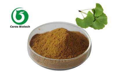 China Lowering Blood Pressure Ginkgo Biloba Extract Powder Flavone 24% Lactones 6% for sale