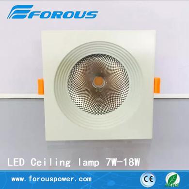 China Commercial lighting LED deep anti-dazzle canister light 10 w - 18 w for sale