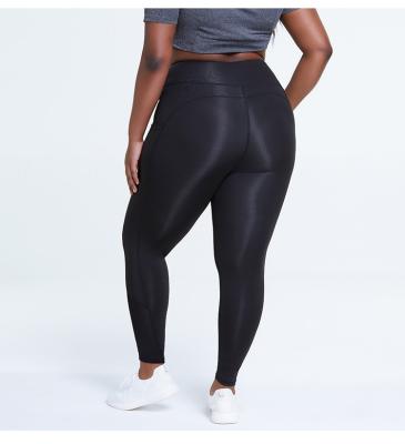 China 2021 Breathable New Design Butt Lift Side Sportswear Jogging 3XL4XL Plus Size Women Yoga Leggings for sale