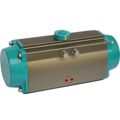 China quarter-turn rack pinion pneumatic actuator single acting double acting for sale