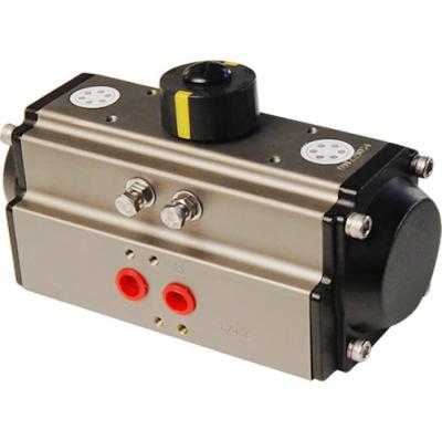 China Double Acting Piston Actuator Rack And Pinion Pneumatic Rotary Actuator for sale