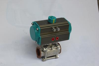 China good quality pneumatic ball valves pneumatic actuator for ball valves for sale