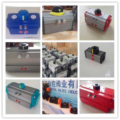 China DA/SR Single Or Double Acting Actuator Fail Safe 3 Way Pneumatic Actuator for sale