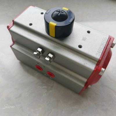 China Actuador neumático de resorte y retorno de acción única con pistón doble Actuador neumático de pistón en venta