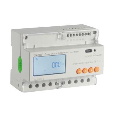 China DIN35mm Class 0.5S 3 Phase Kwh Meter Acrel Energy Meter ADL3000-E for sale