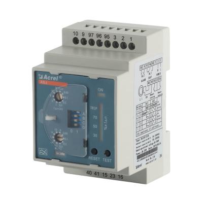 China Three Phase Accuracy Class 1.5 Residual Current Relay ASJ10-LD1A for sale