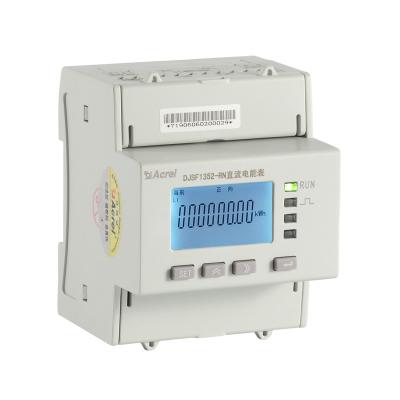 China Din Rail 2 Channel 45~65Hz 1000V DC Energy Meter With Rs485 DJSF1352-RN for sale