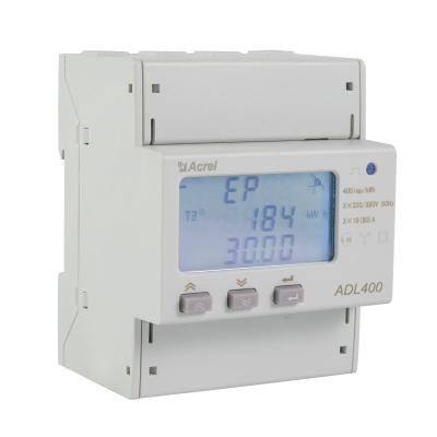 China 45~65HZ 3 Phase Multifunction Meter / Acrel Din Rail Mounted Energy Meter ADL400 for sale