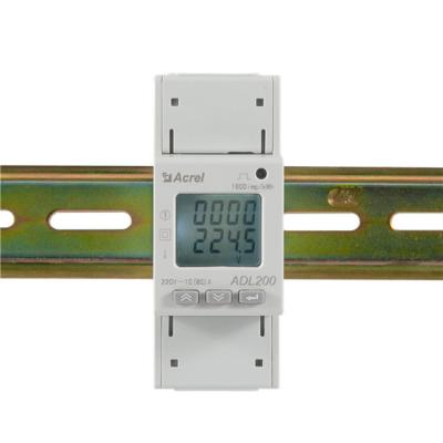 중국 DIN35mm Acrel Din Rail 에너지 미터 디지털 단상 LCD MID 판매용
