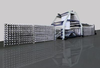 중국 토목섬유 용기백 방수 시트를 위한 12대 셔틀 환편기 기계 판매용