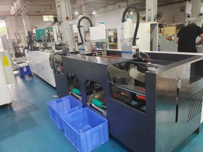 China Energy Efficient 888 Automatic Flat Paper Handle Pasting Machine Reliable Output For Paper Handle Equipment for sale