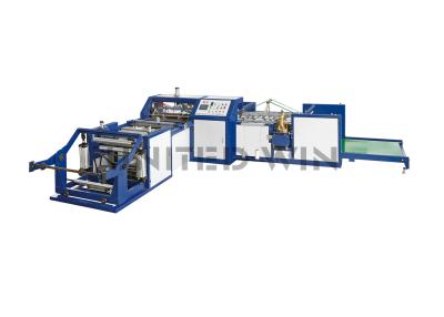 China Automatic Pp Woven Bag Cutting And Sewing Machine Auto Liner Inserting Servo System for sale