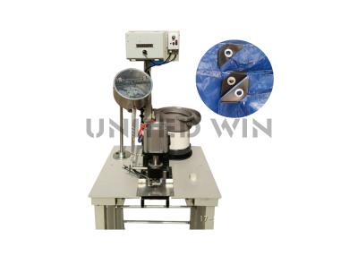 China PVC Coated Tarpaulin Eyelet Machine Punching Pneumatic Fast Speed for sale