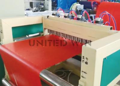 China Dotting And Slitting Ldpe Tarpaulin Manufacturing Machine 4KW for sale