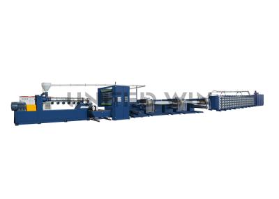 China PP/HDPE Flat Yarn Tape Extrusion Line For Woven Cement Bag Container Bags for sale