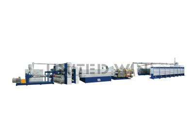 China Proceso de la línea de extrusión de cinta de la máquina de fabricación de estiramiento de hilo plano de PP en venta