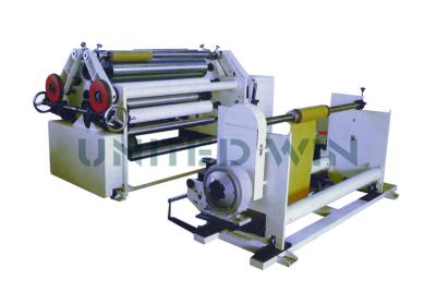 China Double Arm  Adhesive Tape Slitting Rewinding Making Machine 120M/Min for sale
