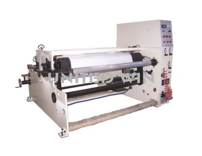 China Automatic Single Shaft Rewinding Cutting Machine Adhesive Tape Roll Making Machine 1300mm for sale