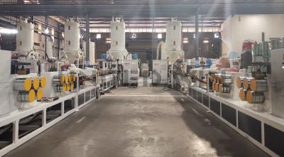 Κίνα Λουρίδα λουριών συσκευασίας ζωνών PP PET που κατασκευάζει τη μηχανή 38CrMoALA την ενιαία βίδα προς πώληση