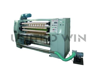 中国 クラフト紙のアルミ ホイルのための機械を作る粘着テープを切り開く二重モーター 販売のため